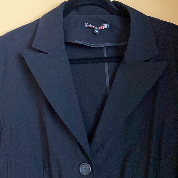 Long black suit jacket - Picture 3 of 10